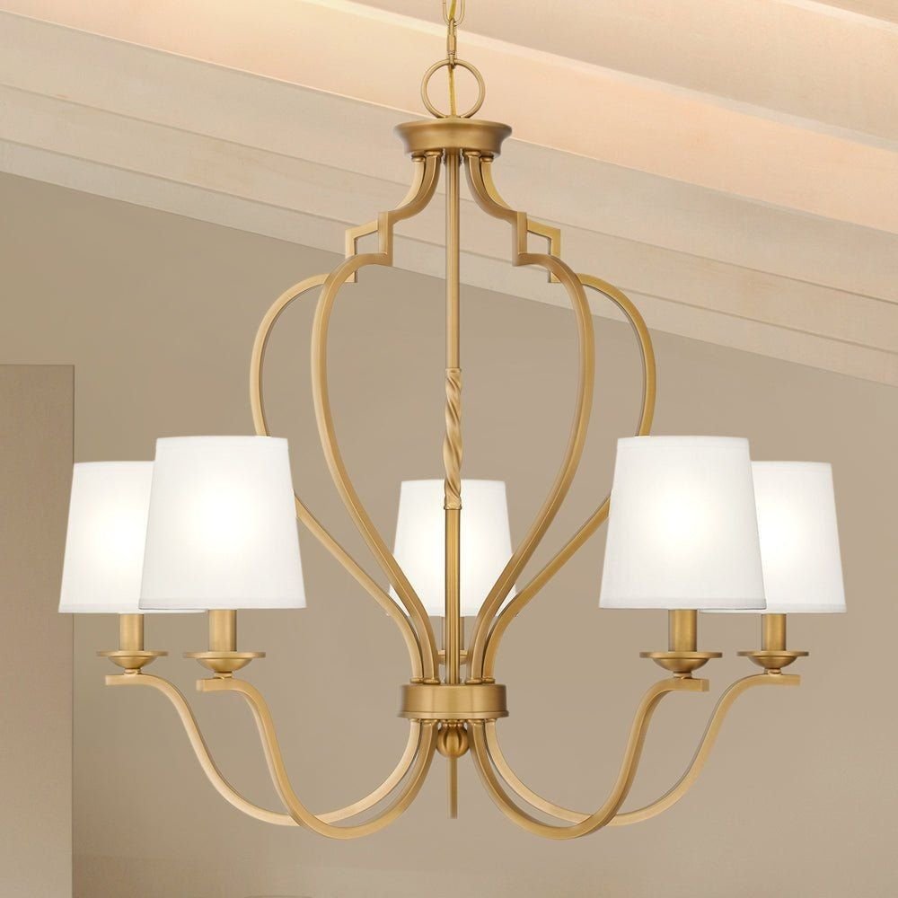 Majestic Gold Frame Chandelier by Mrinal Lighting