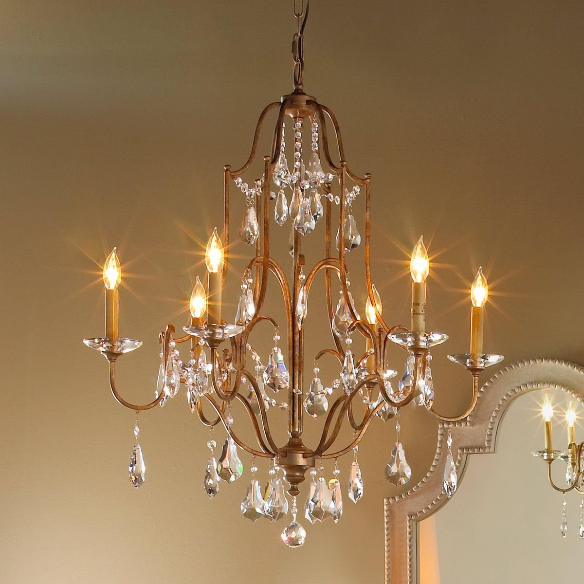 crystal drop chandelier design for modern homes by Mrinal Lighting